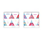 pink tipi  Cufflinks (Square)