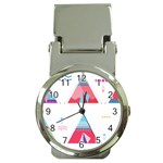 pink tipi  Money Clip Watch