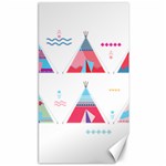 pink tipi  Canvas 40  x 72 