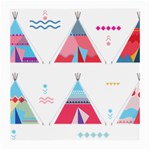 pink tipi  Medium Glasses Cloth