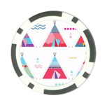 pink tipi  Poker Chip Card Guard