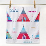 pink tipi  Face Towel