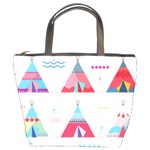 pink tipi  Bucket Bag