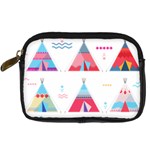 pink tipi  Digital Camera Leather Case