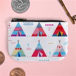 pink tipi  Mini Coin Purse