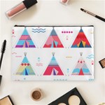 pink tipi  Cosmetic Bag (Large)