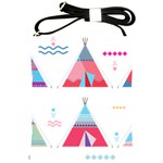 pink tipi  Shoulder Sling Bag