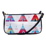 pink tipi  Shoulder Clutch Bag