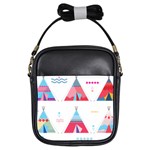 pink tipi  Girls Sling Bag