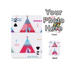 pink tipi  Playing Cards 54 (Mini)