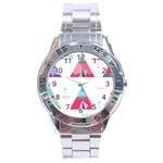 pink tipi  Stainless Steel Analogue Watch