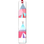 pink tipi  Large Book Mark