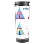 pink tipi  Travel Tumbler