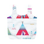 pink tipi  Full Print Recycle Bag (M)