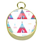 pink tipi  Gold Compass