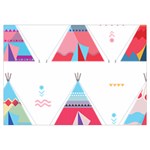 pink tipi  Samsung Galaxy Note 4 Case (White)