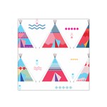 pink tipi  Satin Bandana Scarf