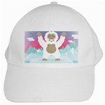 pink yeti  White Cap