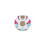 pink yeti  1  Mini Button