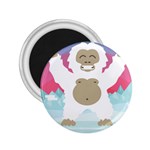 pink yeti  2.25  Magnet