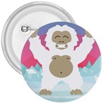 pink yeti  3  Button