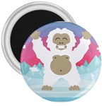 pink yeti  3  Magnet