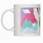 pink yeti  White Mug