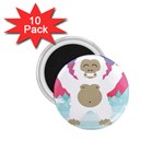 pink yeti  1.75  Magnet (10 pack) 