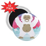 pink yeti  2.25  Magnet (10 pack)