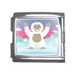 pink yeti  Mega Link Italian Charm (18mm)