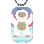 pink yeti  Dog Tag (One Side)