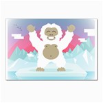 pink yeti  Postcard 4  x 6 