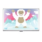 pink yeti  Business Card Holder