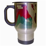 pink yeti  Travel Mug (Silver Gray)