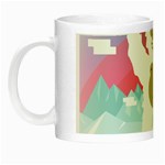 pink yeti  Night Luminous Mug