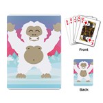 pink yeti  Playing Cards Single Design