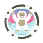 pink yeti  Poker Chip Card Guard