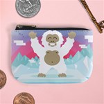 pink yeti  Mini Coin Purse