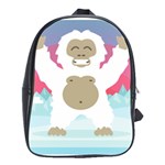 pink yeti  School Bag (Large)