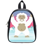 pink yeti  School Bag (Small)