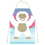 pink yeti  Full Print Apron