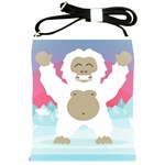 pink yeti  Shoulder Sling Bag