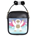 pink yeti  Girls Sling Bag