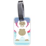 pink yeti  Luggage Tag (two sides)