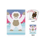 pink yeti  Playing Cards (Mini)