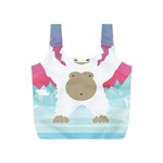 pink yeti  Full Print Recycle Bag (S)