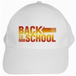 Back To School White Cap