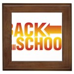 Back To School Framed Tile