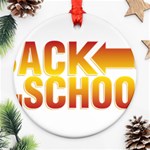 Back To School Ornament (Round)