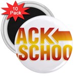 Back To School 3  Magnet (10 pack)